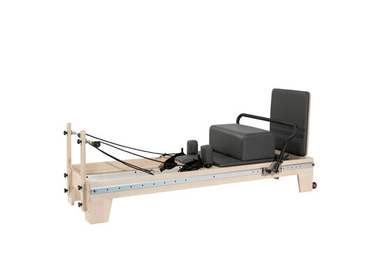 Quality Full Track Maple Pilates Reformer U+PL001FW with Precision Alignment System factory