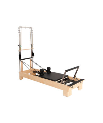Ποιότητα Εργονομικό ξύλινο εξοπλισμό Pilates Maple Pilates Reformer U+PL001HA με εσωτερική λαβή Εργοστάσιο
