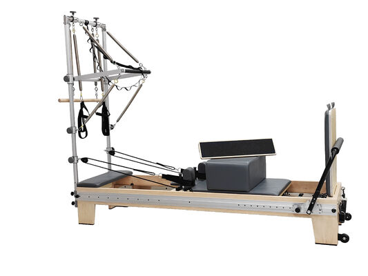 Qualità U+PL001FA Maple Pilates Reformer con stazione di allenamento a torre a rotazione completa Fabbrica