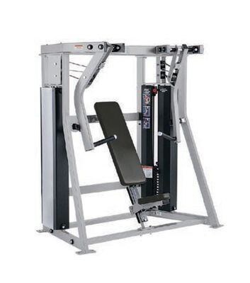 Kwaliteit Rehab Iso Pin Loaded Decline Chest Press Machine U+H3004 Voorgeassembleerde gecontouriseerde stoel Fabriek