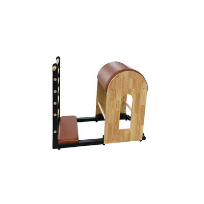 Quality Elite Oak Pilates Ladder Barrel U+PL008E with Reinforced Ladder Frame factory