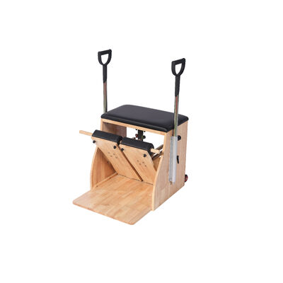 Qualidade Cadeira Wunda de Pilates de Madeira de Carvalho U+PL009 com resistência regulavel à mola Fábrica